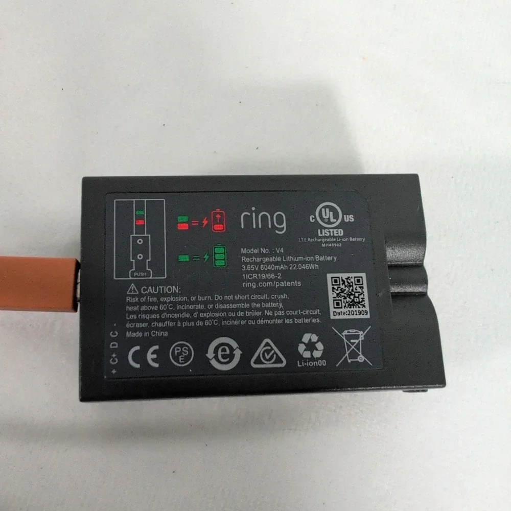 Ring Video Doorbell Battery Pack Genuine V4 Battery.